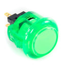 Sanwa OBSC-24 Snap-in Button - Clear Green Sanwa