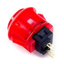 Sanwa OBSC-24 Snap-in Button - Clear Red Sanwa