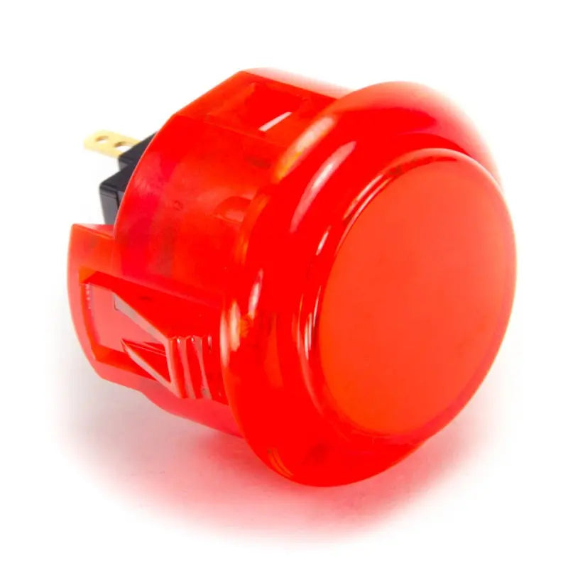 Sanwa OBSC-30 Snap-in Button - Clear Red Sanwa