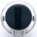 Sanwa OBSC-30 Snap-in Button - Clear White & Black Plunger Sanwa
