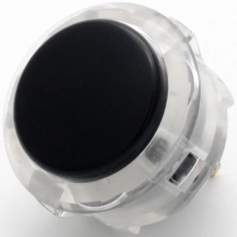 Sanwa OBSC-30 Snap-in Button - Clear White & Dark Hai Plunger Sanwa