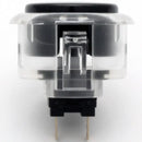Sanwa OBSC-30 Snap-in Button - Clear White & Dark Hai Plunger Sanwa