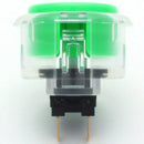 Sanwa OBSC-30 Snap-in Button - Clear White & Green Plunger Sanwa
