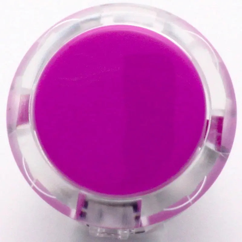Sanwa OBSC-30 Snap-in Button - Clear White & Violet Plunger Sanwa