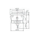 Sanwa OBSC-30 Snap-in Button - Clear White Sanwa