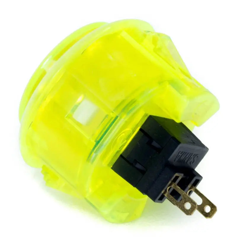 Sanwa OBSC-30 Snap-in Button - Clear Yellow