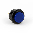 Sanwa OBSF-24 Snap-in Button - Black & Marine Blue Sanwa
