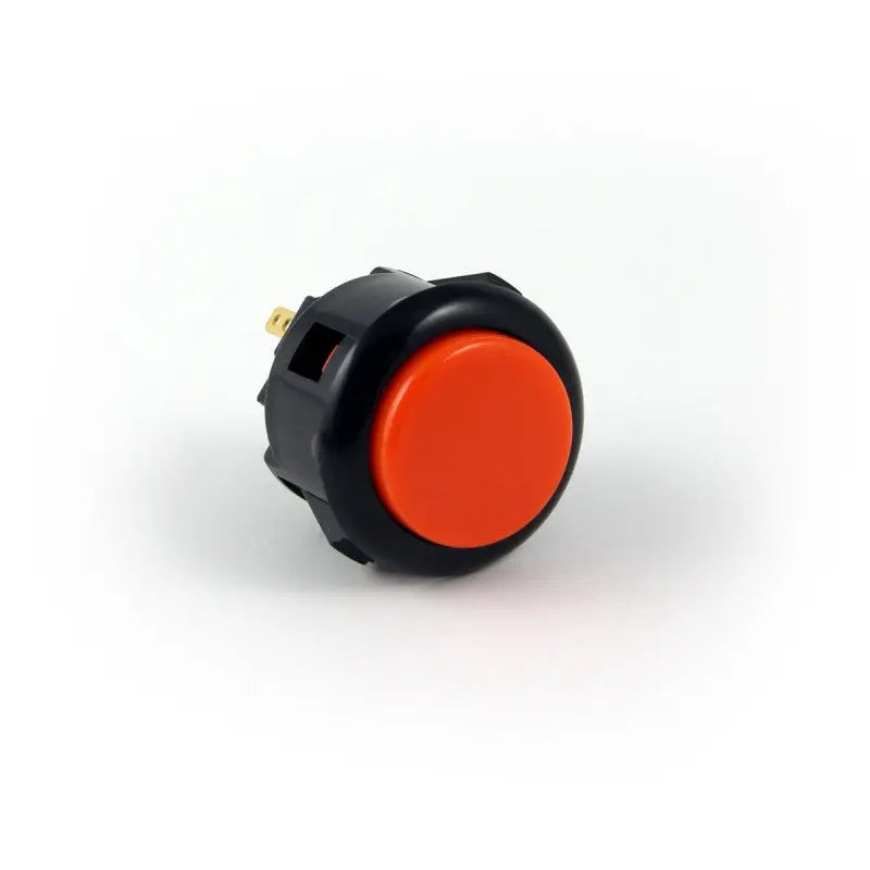 Sanwa OBSF-24 Snap-in Button - Black & Orange Sanwa