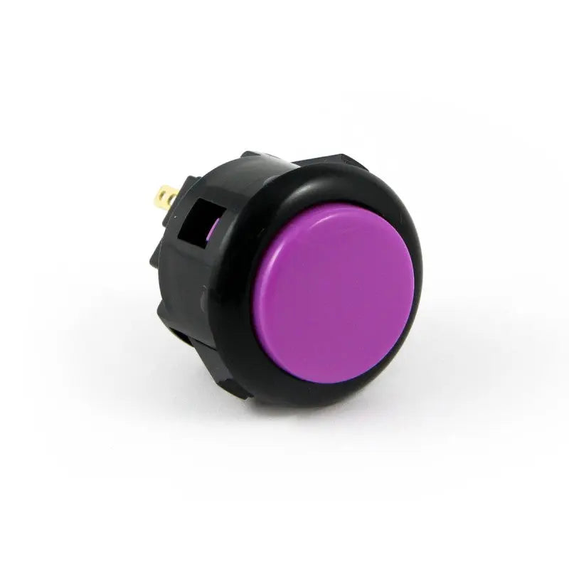 Sanwa OBSF-24 Snap-in Button - Black & Violet