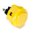 Sanwa OBSF-24 Snap-in Button - Yellow Sanwa