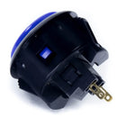 Sanwa OBSF-30 Snap-in Button - Black & Dark Blue Sanwa