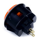 Sanwa OBSF-30 Snap-in Button - Black & Orange Sanwa