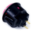 Sanwa OBSF-30 Snap-in Button - Black & Pink Sanwa