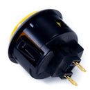Sanwa OBSF-30 Snap-in Button - Black & Yellow Sanwa
