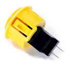 Sanwa OBSF-30RG Snap-in Button - Yellow Sanwa