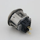 Sanwa OBSJ-24 Snap-in Button - Metallic Gun Metal Sanwa