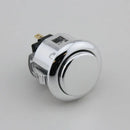 Sanwa OBSJ-24 Snap-in Button - Metallic Silver Sanwa