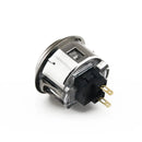 Sanwa OBSJ-30 Snap-in Button - Metallic Gun Metal Sanwa