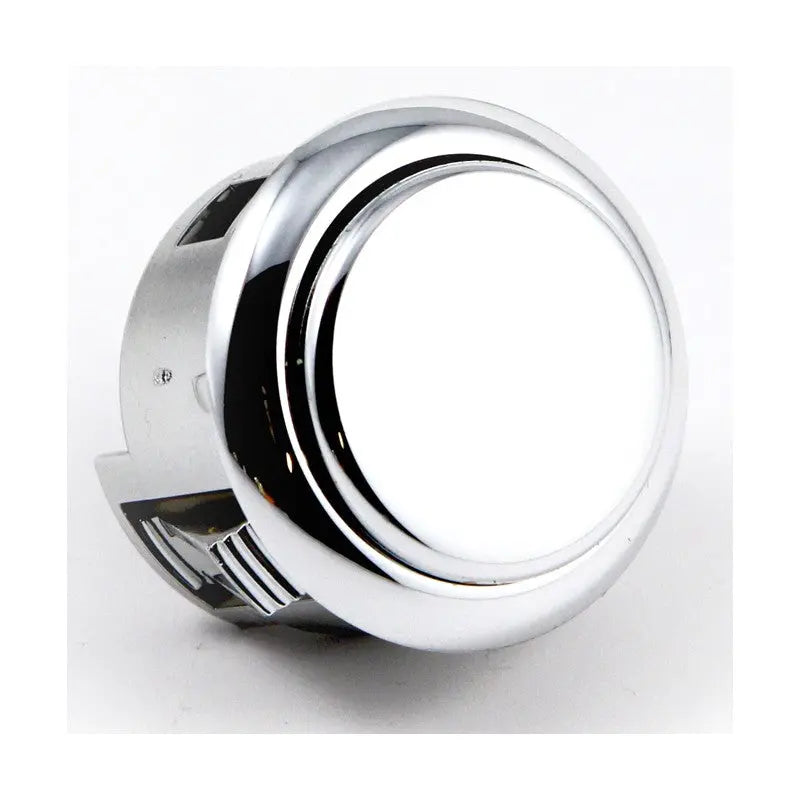 Sanwa OBSJ-30 Snap-in Button - Metallic Silver