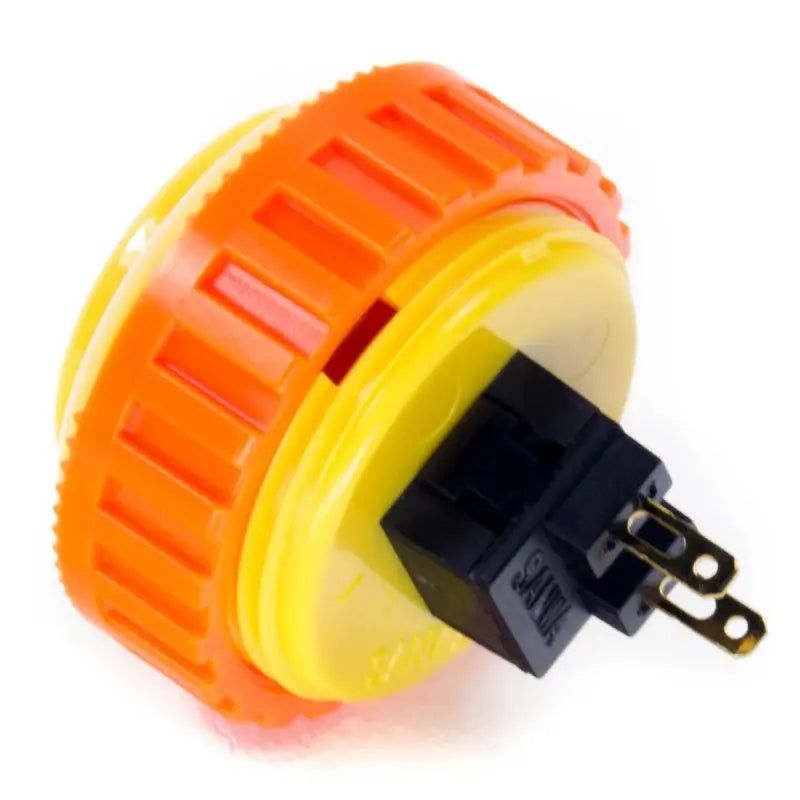 Lot De 6 Boutons Arcade Sanwa OBSC-30 Jaune Retro – Clipsables 30 Mm, Qualité Japonaise Premium Pour Bartop & Arcade