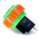 Sanwa OBSN-30RG Screw-in Button - Green Sanwa