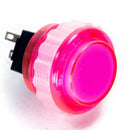 Seimitsu PS-14-DNK 24 mm Screw-in Button - Clear Pink Seimitsu