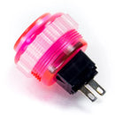Seimitsu PS-14-DNK 24 mm Screw-in Button - Clear Pink Seimitsu