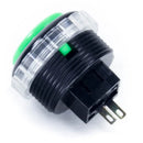 Seimitsu PS-14-GN 30 mm Screw-in Button - Black & Green Seimitsu