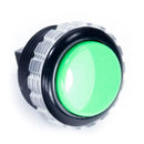 Seimitsu PS-14-GN 30 mm Screw-in Button - Black & Green Seimitsu