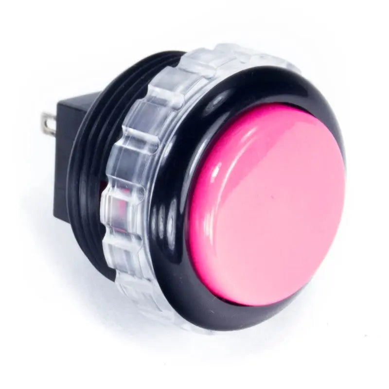 Seimitsu PS-14-GN 30 mm Screw-in Button - Black & Pink Seimitsu