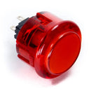 Seimitsu PS-14-K 30 mm Snap-in Button - Clear Red Seimitsu