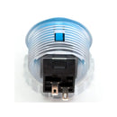 Seimitsu PS-14-KN 30 mm Screw-in Button - Clear White & Blue Seimitsu