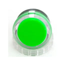 Seimitsu PS-14-KN 30 mm Screw-in Button - Clear White & Green Seimitsu