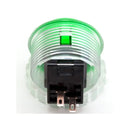 Seimitsu PS-14-KN 30 mm Screw-in Button - Clear White & Green Seimitsu