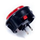 Seimitsu PS-15 30 mm Snap-in Button - Black & Red Seimitsu