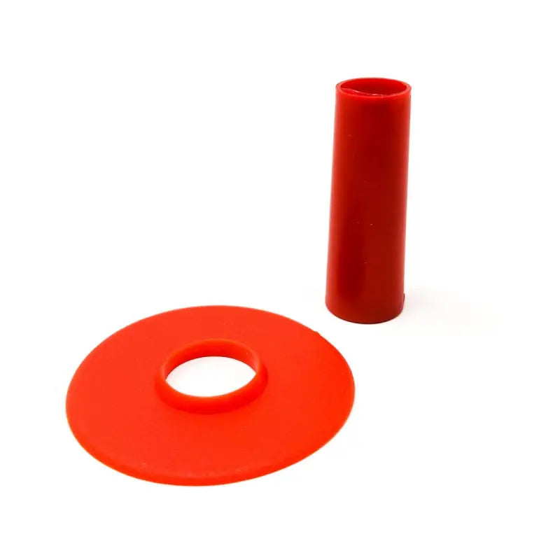 Seimitsu Solid Red Shaft Cover and Dust Cover Kit