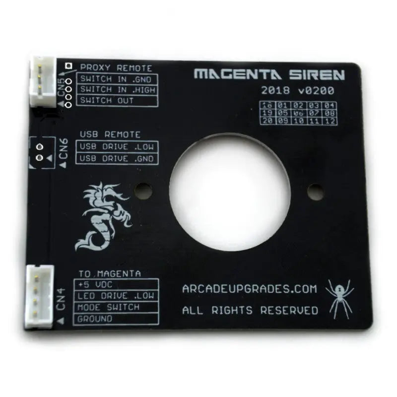 Siren Add-on PCB for the Magenta Joystick