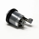 Yenox Style Convex Button - Chrome Yenox